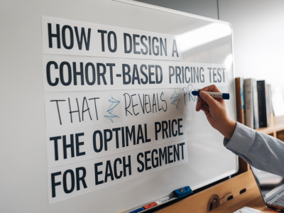 Cómo diseñar una prueba de pricing por cohorts que revele el precio óptimo para cada segmento