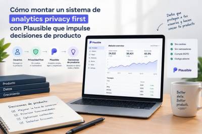 Cómo montar un sistema de analytics privacy-first con plausible que impulse decisiones de producto