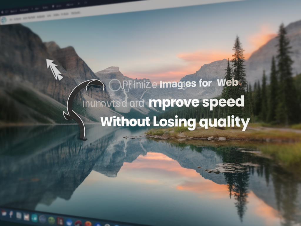 Cómo optimizar imágenes para web y mejorar la velocidad sin perder calidad
