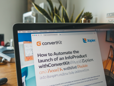 Cómo automatizar el lanzamiento de un infoproducto con ConvertKit y Zapier para convertir leads en compradores sin intervención diaria